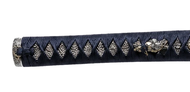 Tsuka detail — Ai roiro